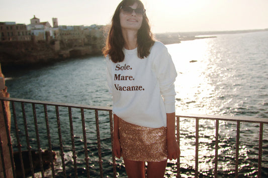 Sweatshirt Sole Mare Vacanze Classic Gold