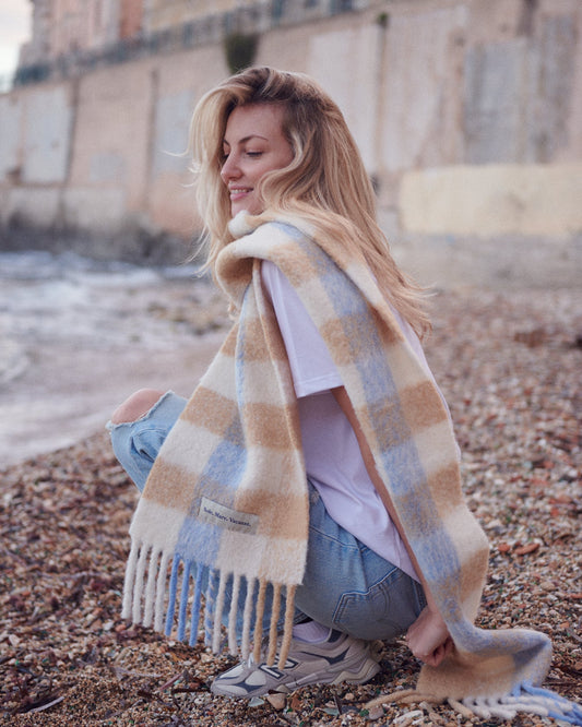 Italian Alpaca Scarf /Sole Mare Vacanze Preorder