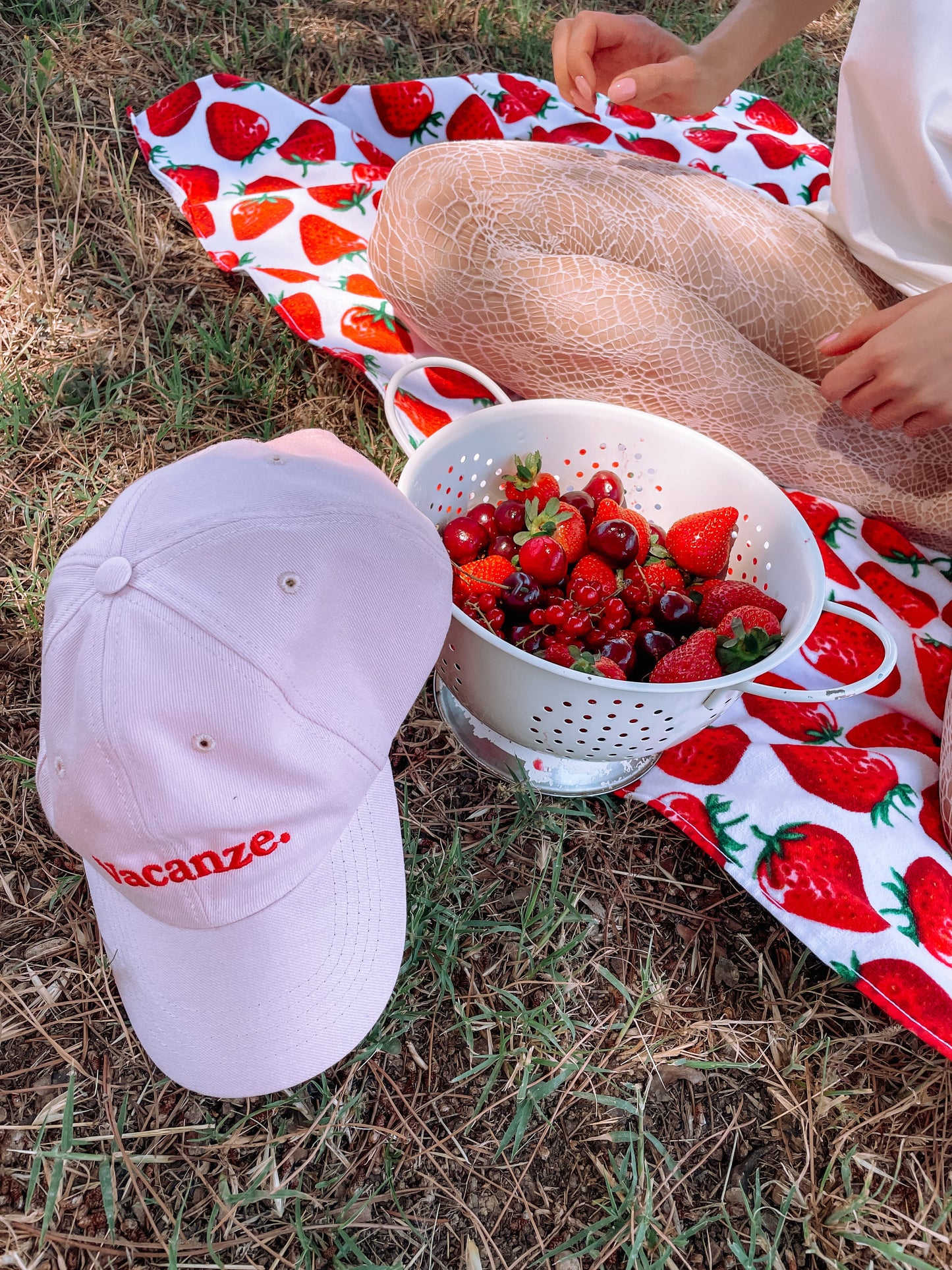 Vacanze Baseball Cap Pink